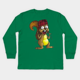 Earl the Squirrel Kids Long Sleeve T-Shirt